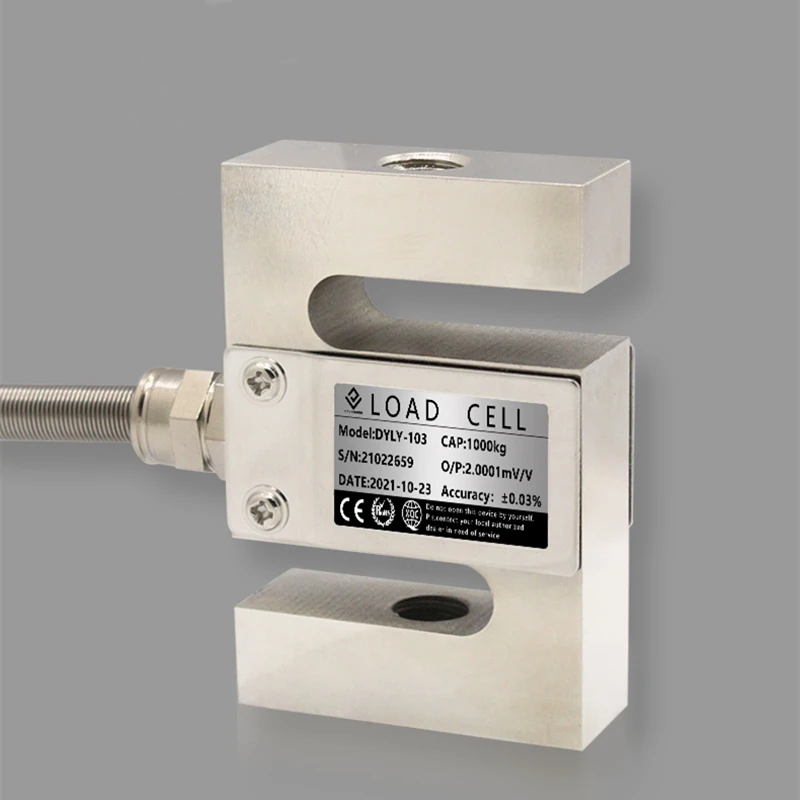 DYLY-103 Pressure Pull Force Stype Load Cell Sensor Weighing Transducer Stress Tension Measuring Test components 5KG 100KG 1T 5T