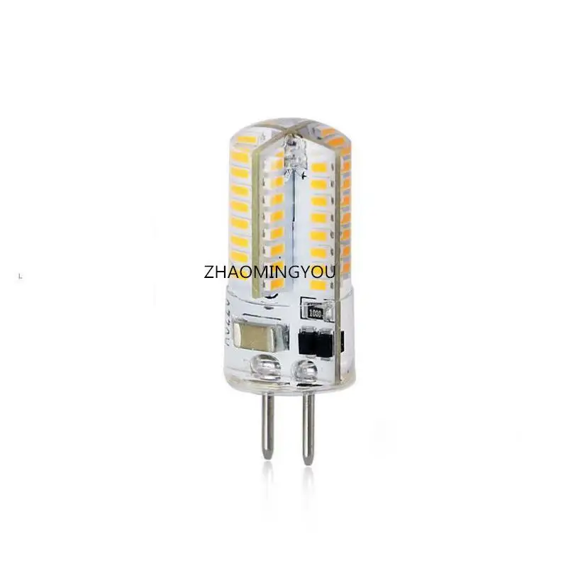 2PCS GY6.35 LED Lamps 6W 12V 220V LED Corn Light Bulb Droplight Chandelier 3014SMD GY6.35 Led Bombillas White/Warm white Lamp