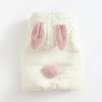 0-4 Yrs Baby Girls Vest Coat Cute Rabbit Fashion Baby Jacket For Girls Hooded Waistcoat Autumn Newborn Outwear Children Clothing