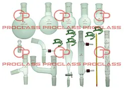 Proglass Glass Organic Chemistry Kit 24/40 Lab Glassware Set