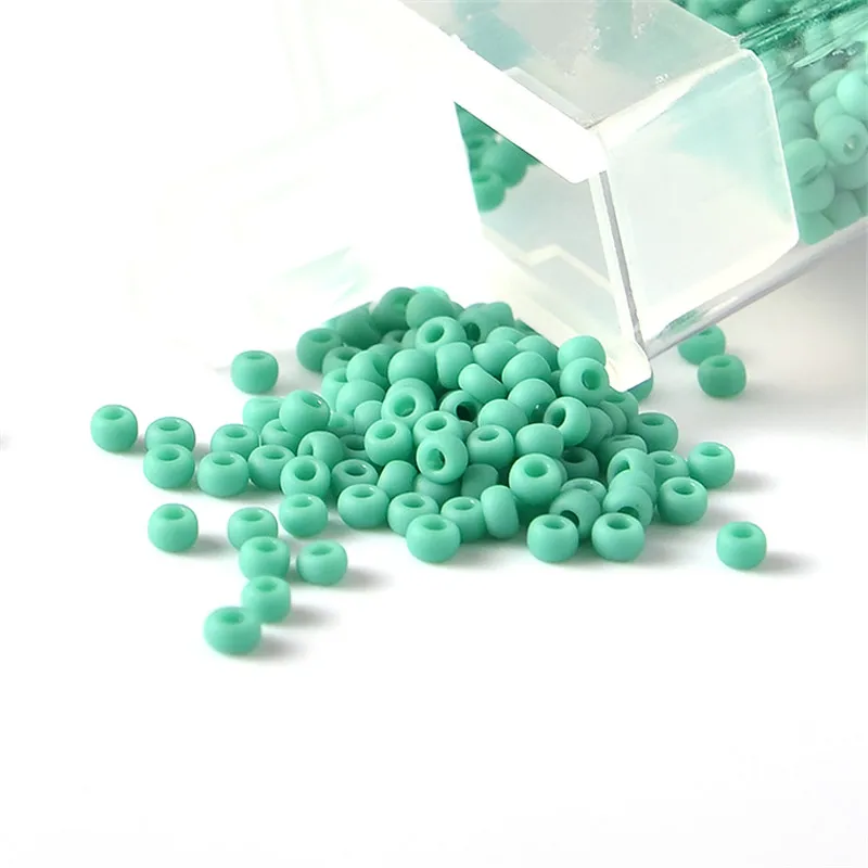 1000 stücke 10g 11/0 TOHO Runde Seed Perlen Matte Farbe Japan Glas Seed Bead für Hand Handwerk DIY Armband schmuck Machen – Detail 2