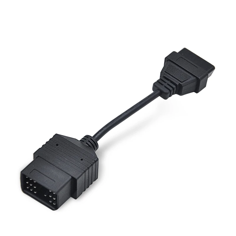 17 Pin OBD 16พิน OBD2 Adapter แปลงสายสำหรับ Toyota เครื่องอ่านโค้ด16ขาเชื่อมต่อเครื่องมือวินิจฉัยสายเคเบิลอะแดปเตอร์