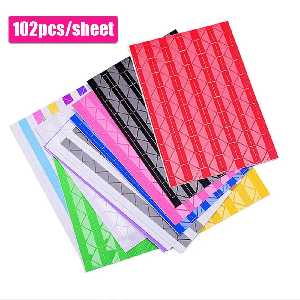 10 sheets New Vintage Card Album Picture Frame Stickers Photo Corner Protectors Scrapbooking