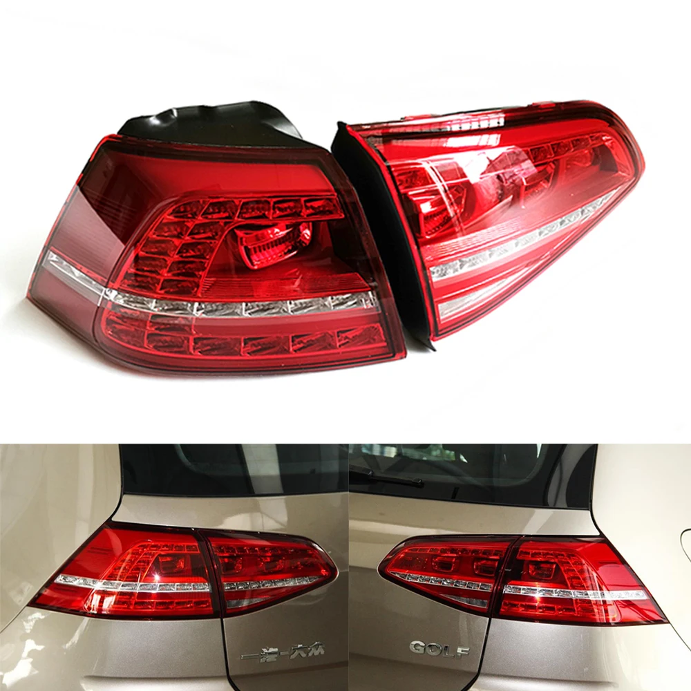 

Tail Lamp For Volkswagen VW Golf 7 2012~ 2017 Car Light Assembly Rear LED Turning Signal Brake Lamp Warning Bumper Light