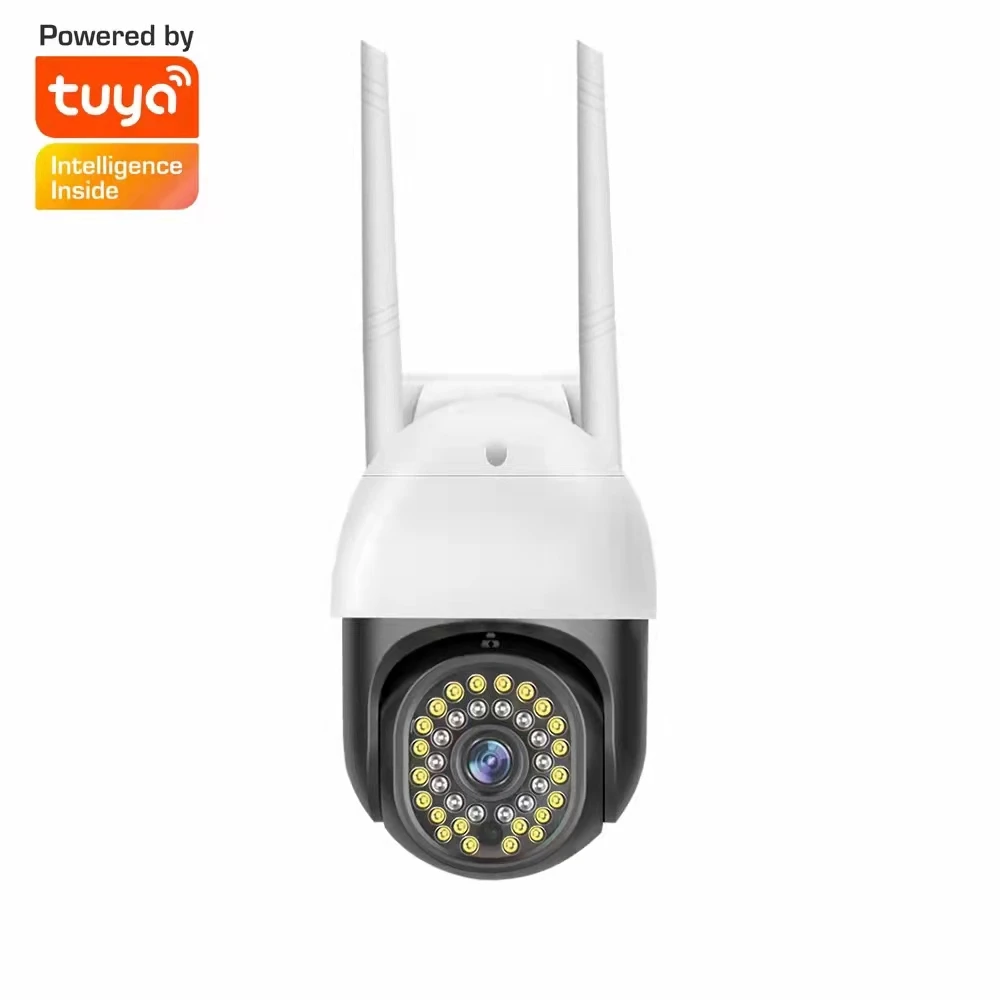 

2MP 1080P Tuya APP Полноцветная беспроводная IP PTZ-камера AI Гуманоид Обнаружение движения Домашняя охранная сигнализация Монитор видеонаблюдения