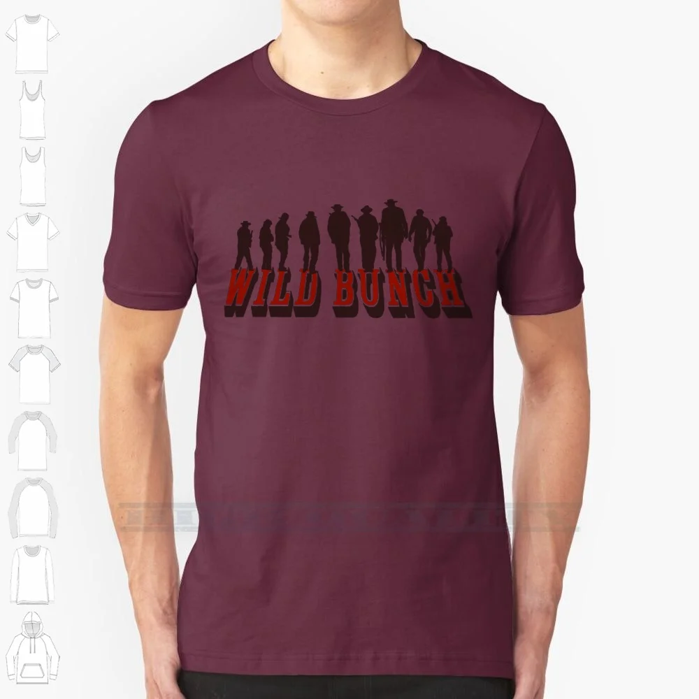 Wild Bunch 100% Cotton T Shirt Bernat Natbern The Wild Bunch Grupo Salvaje Sam Peckinpah American Old West Western Cinema Cult