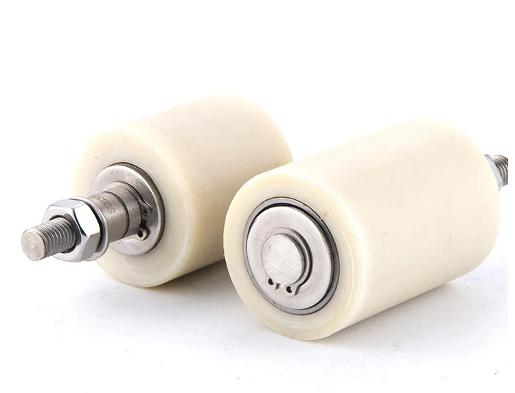 1 piece Stainless Steel nylon Rollers 201 Hard Plastic For Sliding Rolling Gate