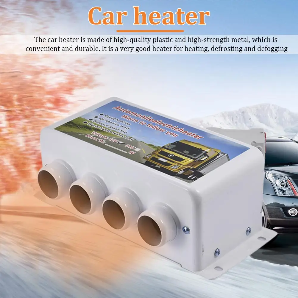 

500W-1000W Car Electric Heating Defroster 12V / 24V Car Heater Portable Electric Defroster for Warmth Car Defrost Accessories