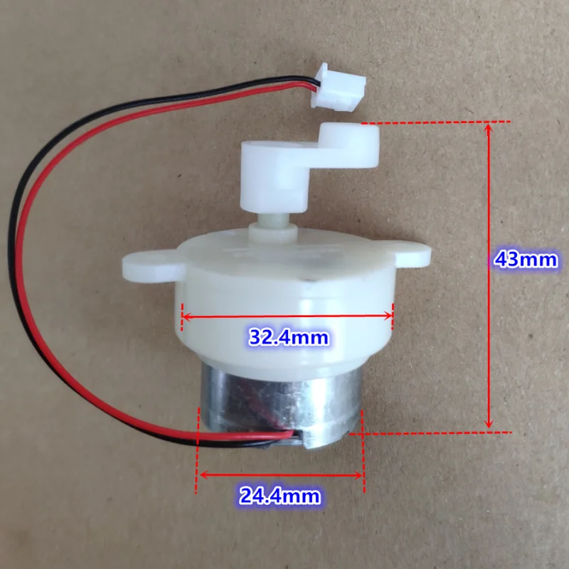 RF300 3 فولت ~ 6 فولت محرك تروس 5 فولت 20 دورة في الدقيقة 300 تيار مستمر موتور تروس لدوران المسرح lgiht/نسبة تخفيض المصباح الكروي السحري 1: 98 ~
