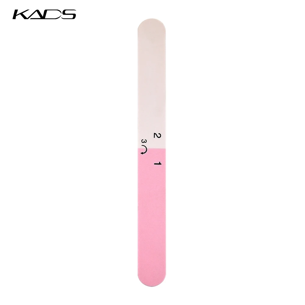 KADS 3 Way Nail File and Buffer 320 600 3000 Sandpaper Nail Polishing File Grit for Women Girls Manicure Tools Professional Care