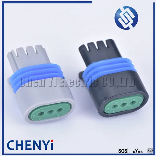 Imagen 2 del producto 5 Juegos de 3 pines Sensor automático conector impermeable arnés de cableado enchufe de carcasa 12162182 12162185 12162280 12162197   Para GM
