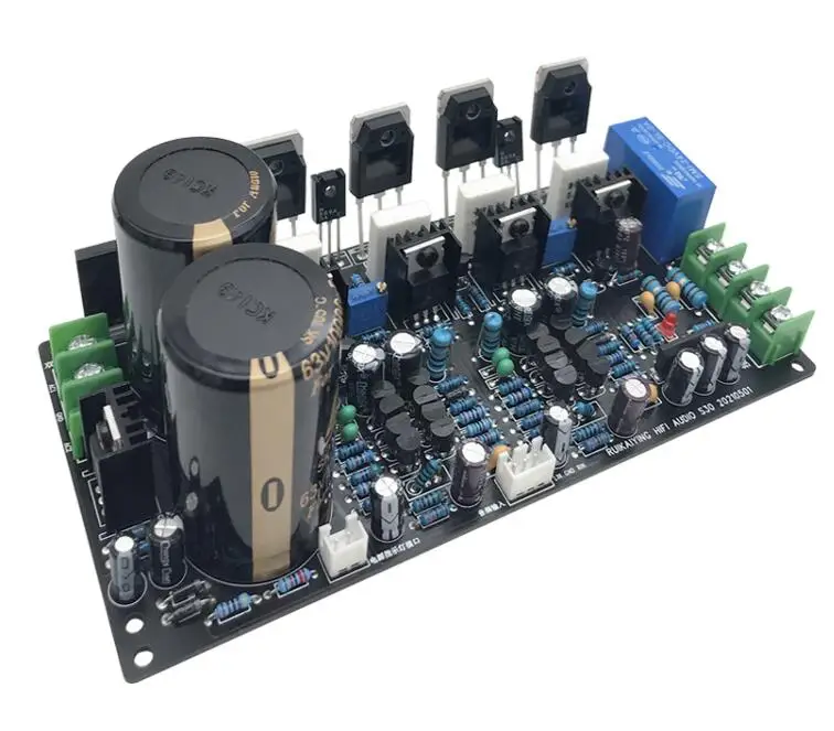 S30 HIFI 150W+150W dual channel power amplifier board ON 0281 / 0302 transistors are used