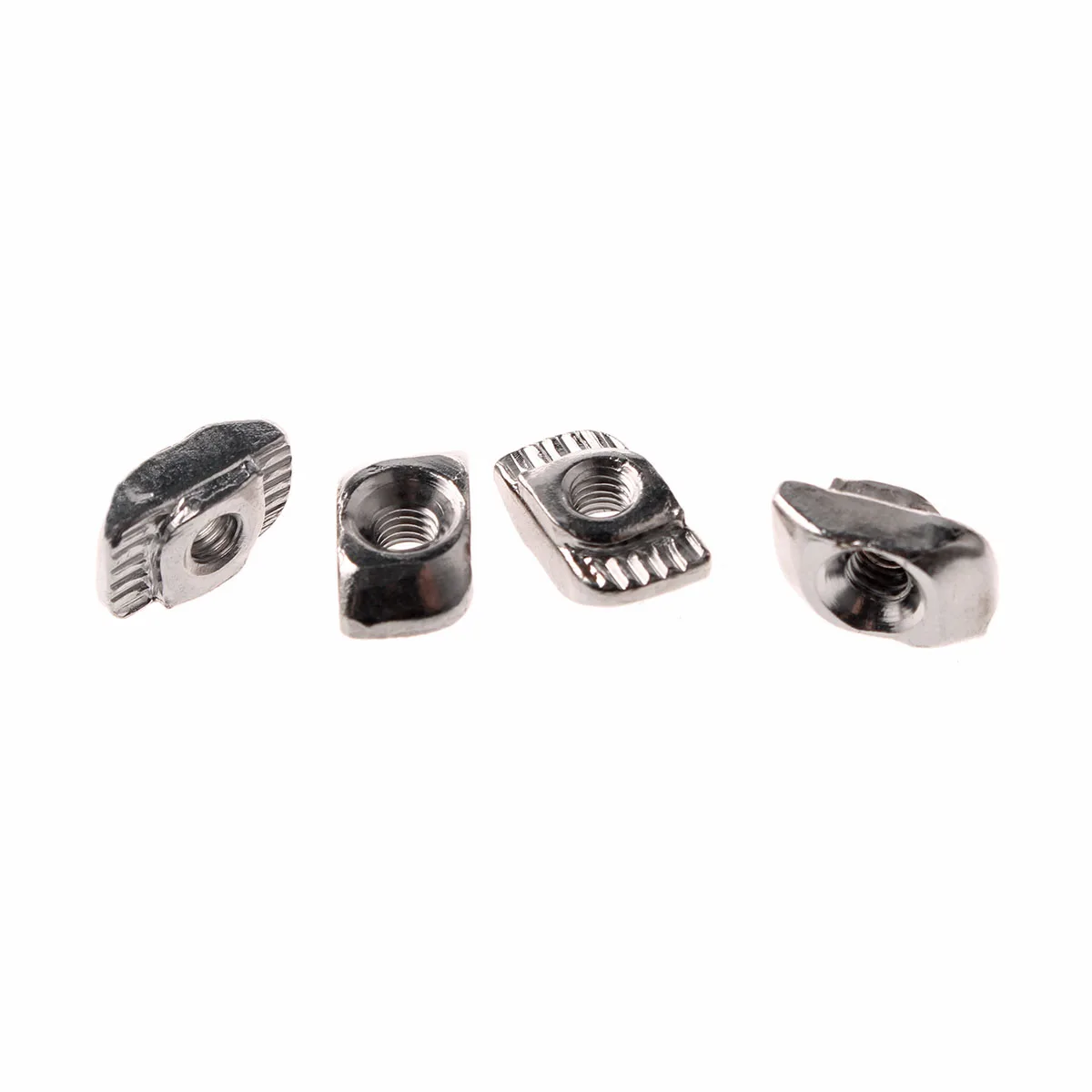 50ชิ้น/เซ็ต M3/M4/M5สำหรับ20/30/40/45 Series Slot T-Nut T nut Hammer Drop ยึดขั้วต่ออลูมิเนียม Extrusion โปรไฟล์