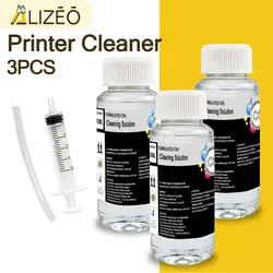 Botella de 100ML, cartucho de tinta, limpiador líquido de limpieza sin contaminación para HP, Canon, impresora Epson, líquido de limpieza sin marcar