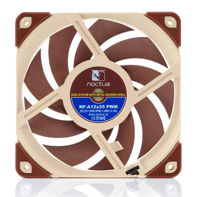 NF-A12x25 PWM 12cm fan/intelligent temperature control/4-pin cold exhaust fan/water-cooled exhaust cooling fan 2000 PWM