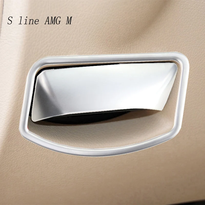 Car styling The foot brake release switch Button frame Trim Stickers for Mercedes Benz E class W212 C Class W204 GLK Accessories