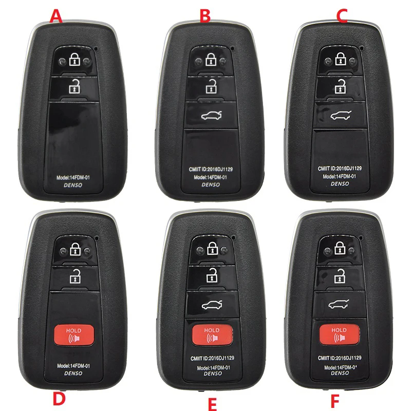 

CS007085 Replacement Remote Key Shell Case For Toyota Camry Avalon Prado Prius RAV4 Lexus Replace Smart Control Promixity Cover