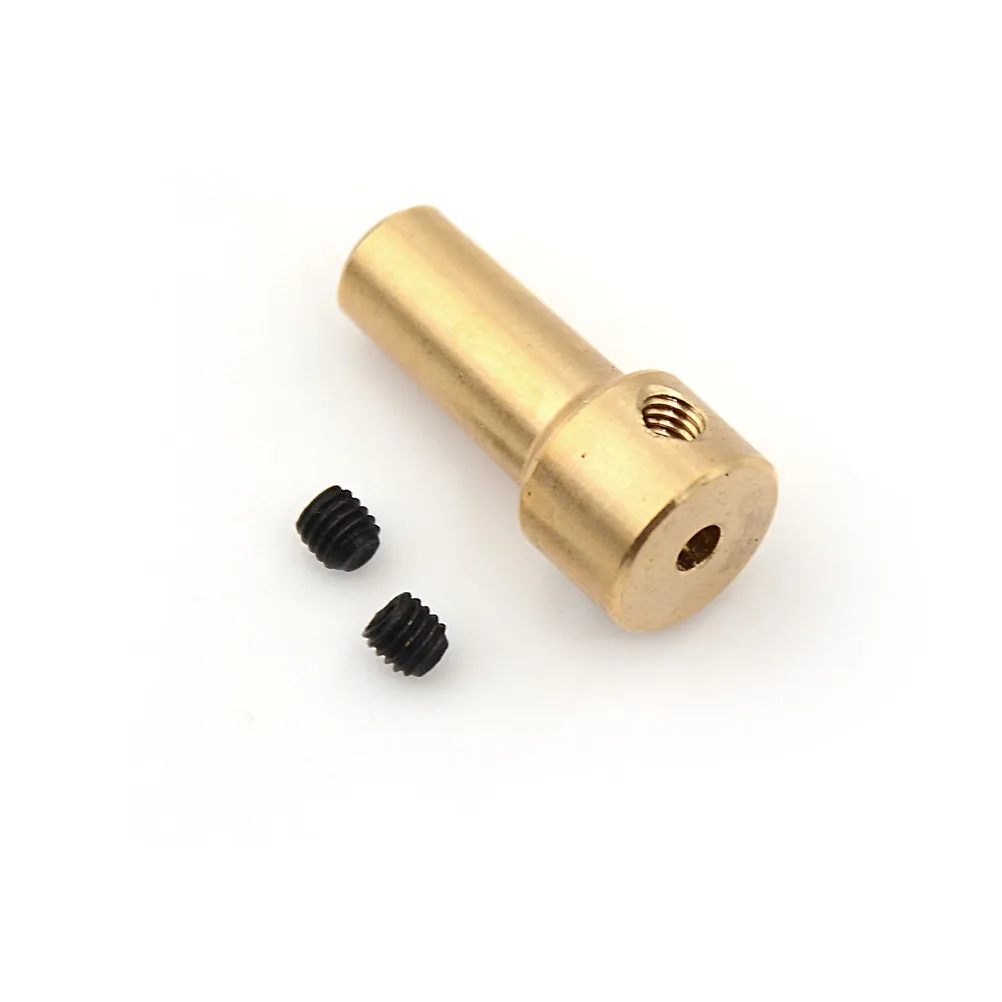 1 X Shaft Coupler Klem Armatuur Messing 3.17Mm Elektrische Boor Chuck JT0 Koppeling Motor 20Mm