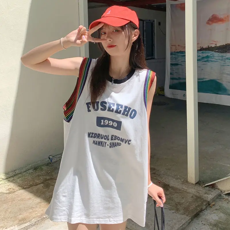 Graphic T Shirt Elegant Clothes Loose Casual Fashion Short Sleeve Tops Plain Women's T-shirt Summer Korean Midi Pulovers White