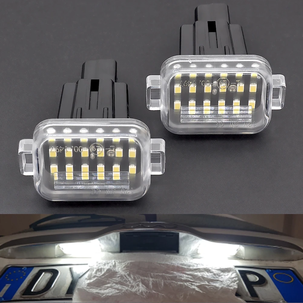 

2X 6000K Error Free Car LED License Number Plate Light Car Accessories For Mazda A/T(Aka Mazda 6) 2014 2015 2016 2017