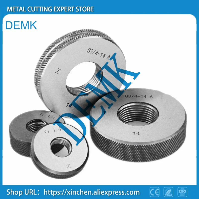 High precision Threaded gauge G pipe thread ring Plug gauge Precision internal external Screw Gage Fine Pitch Thread Test Tool