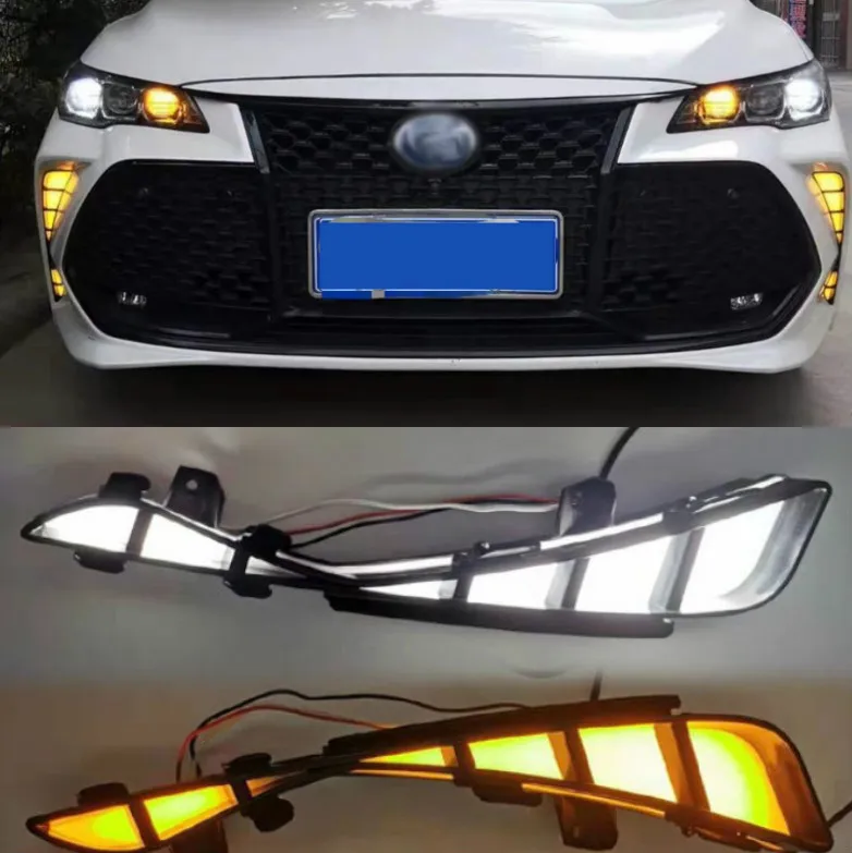 

Car bumper head light for Toyota Avalon daytime running light 2018~2020y DRL car accessories LED head lamp for Avalon fog lamp