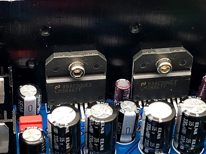 Amplificador lm3886, amplificador de áudio hifi doméstico LM3886TF 2 canais 120w amplificador HIFI estéreo amplificador HIFI
