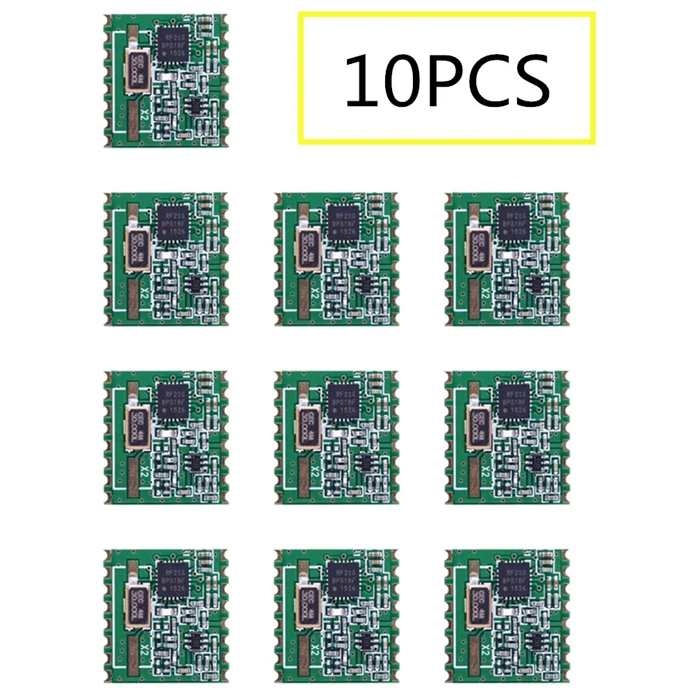 

10PCS RFM22B RFM22BW| Posts -S2 | SMD-S1 | DIP-D | Wireless transceiver module | FSK | 433 | 868 | 915M SI4432 MAIN CHIPS