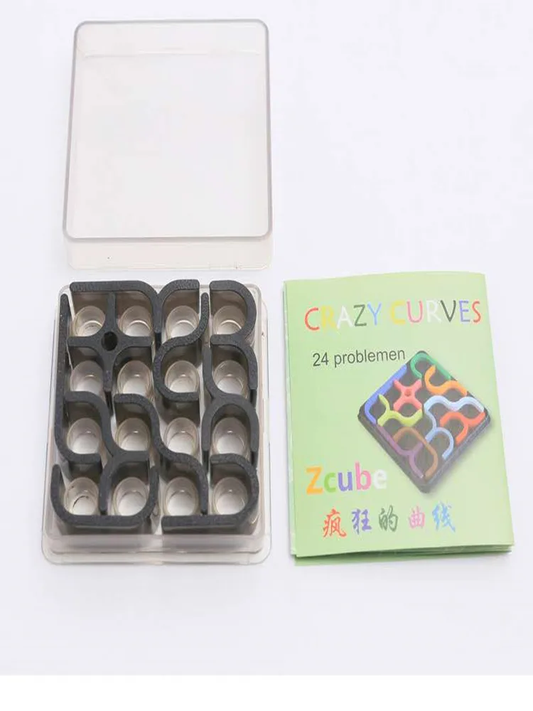 Kreatywne puzzle inteligencji 3D szalona krzywa Sudoku gry logiczne linia geometryczna matryca Puzzle zabawki dla dzieci zabawka edukacyjna prezent — zdjęcie 2