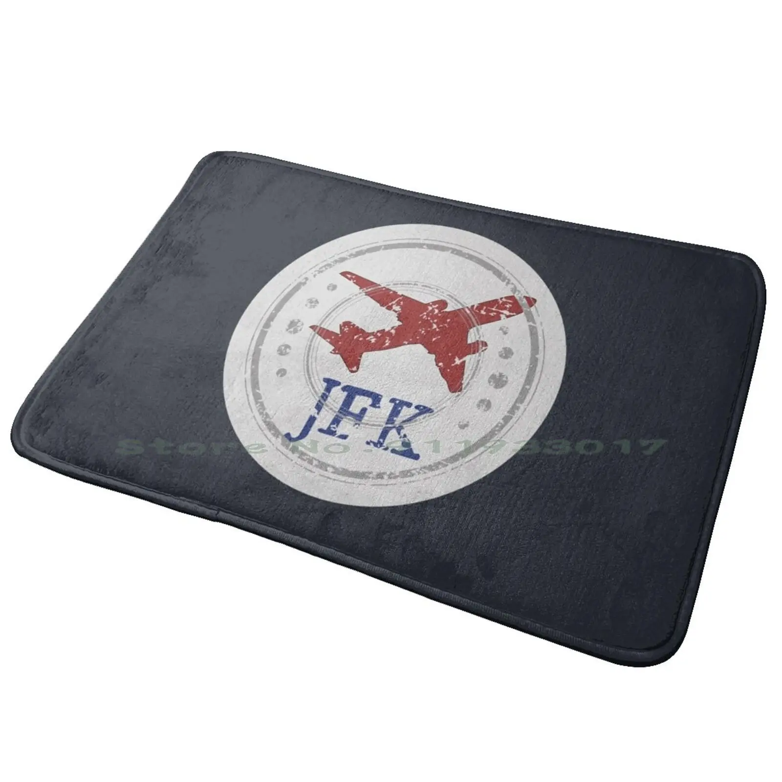 John F. Kennedy International Airport Jfk New York Usa Entrance Door Mat Bath Mat Rug Xrp Army Xrp To The Moon Ripple