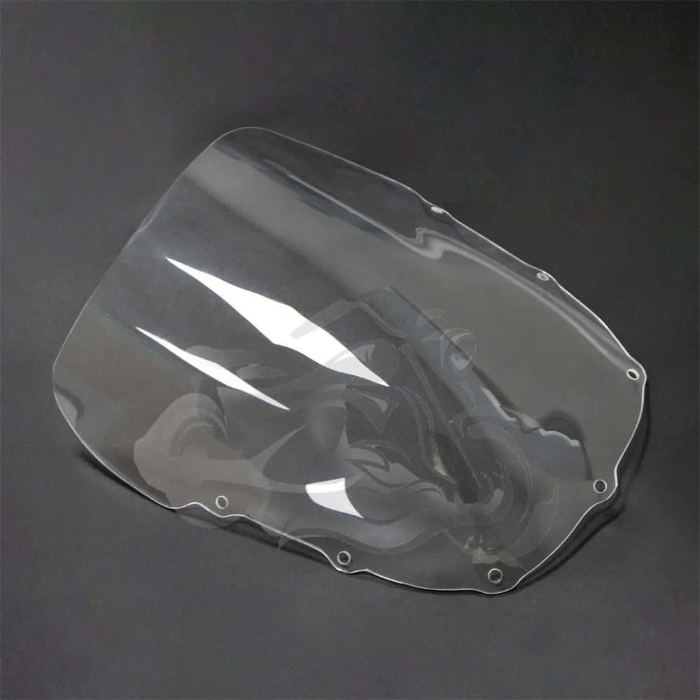 Fit For ZZR1100 1990 1991 1992 Clear Black Motorcycle Windshield Windscreen Fit for ZX-11 ZX 1100 ZZR 1100 C ZX1100 ZX11