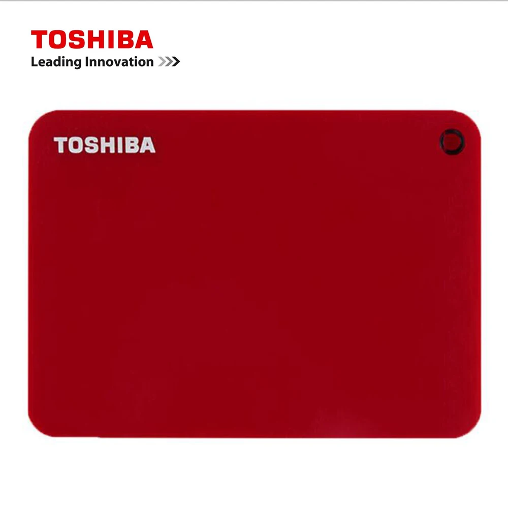 Imagem -05 - Disco Rígido Externo Portátil Toshiba-canvio Advance Usb 3.0 Vermelho Hdtc910xr3aa 1tb