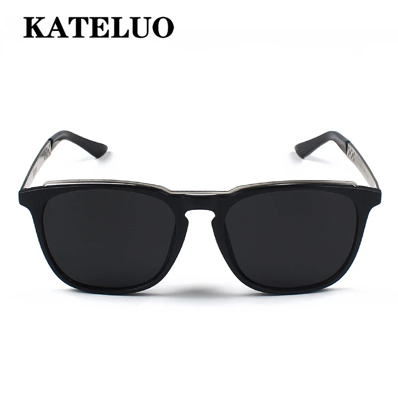 

KATELUO Square Sunglasses Alloy Frame Polarized Lens Men/Women Sun Glasses Outdoor Sun Glasses Eyewears Accessories Oculos 7717