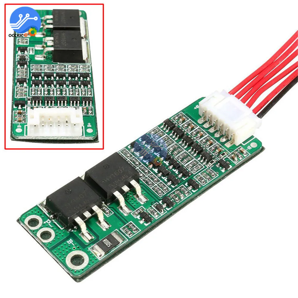 BMS 5S 15A 18V 21V 18650 Li-ion Lithium Battery Charger Protection Board Balancer Power Bank Charger for Drill