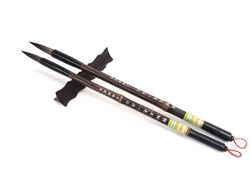 S L Chinese Water Ink Painting Calligraphy Brush Sumi-e Squirrel Hair Jingzhihuihaoyipin Running Script Cursive Official Script