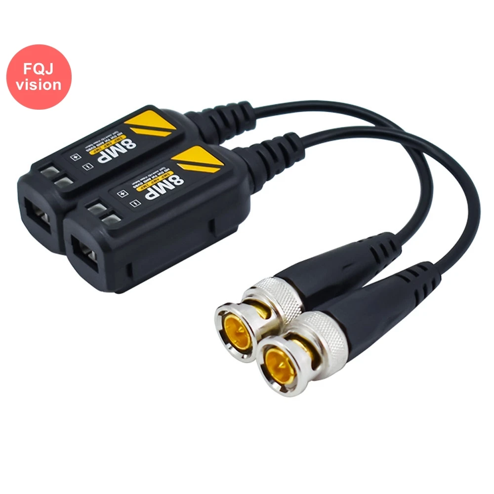 

5 Pairs 4K Passive CCTV Video Balun Twisted BNC Transceiver for 2MP 8MP AHD/CVI/TVI Camera Passive Twisted Pair Transmitter