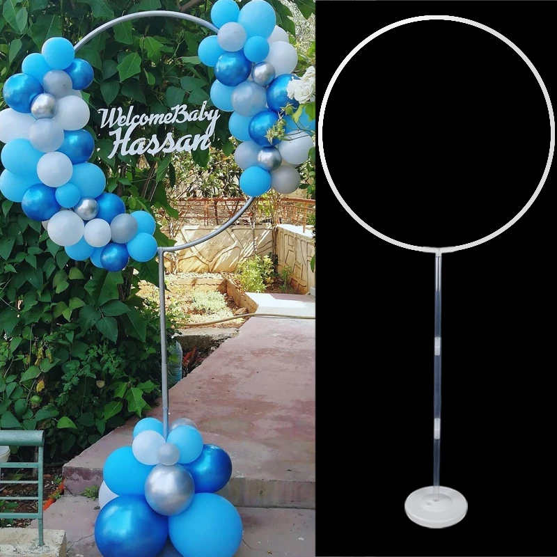 Round balloon stand arch balloons wreath ring for wedding decoration baby shower kids birthday parties Christmas Ballon garland