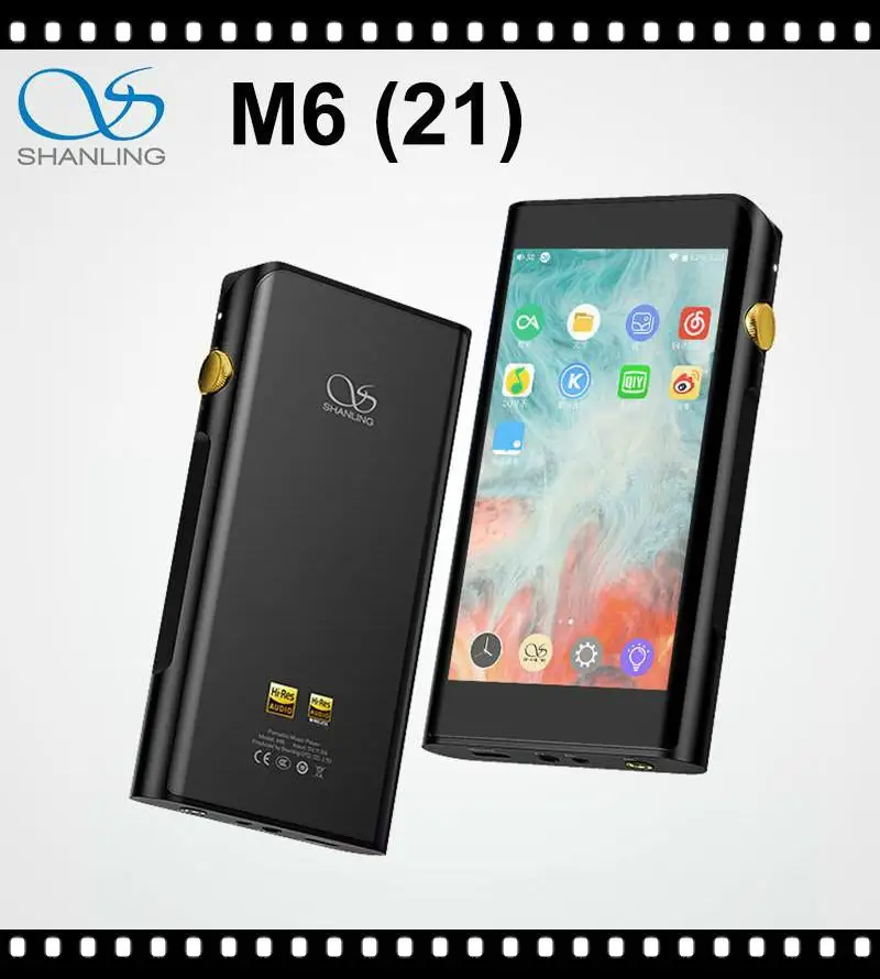 

Shanling M6 21 Dual ES9038Q2M DAC Open Andriod OS Bluetooth Portable Music Player MP3 Support MQA 8x Unfolding DSD512 PCM 768kHZ