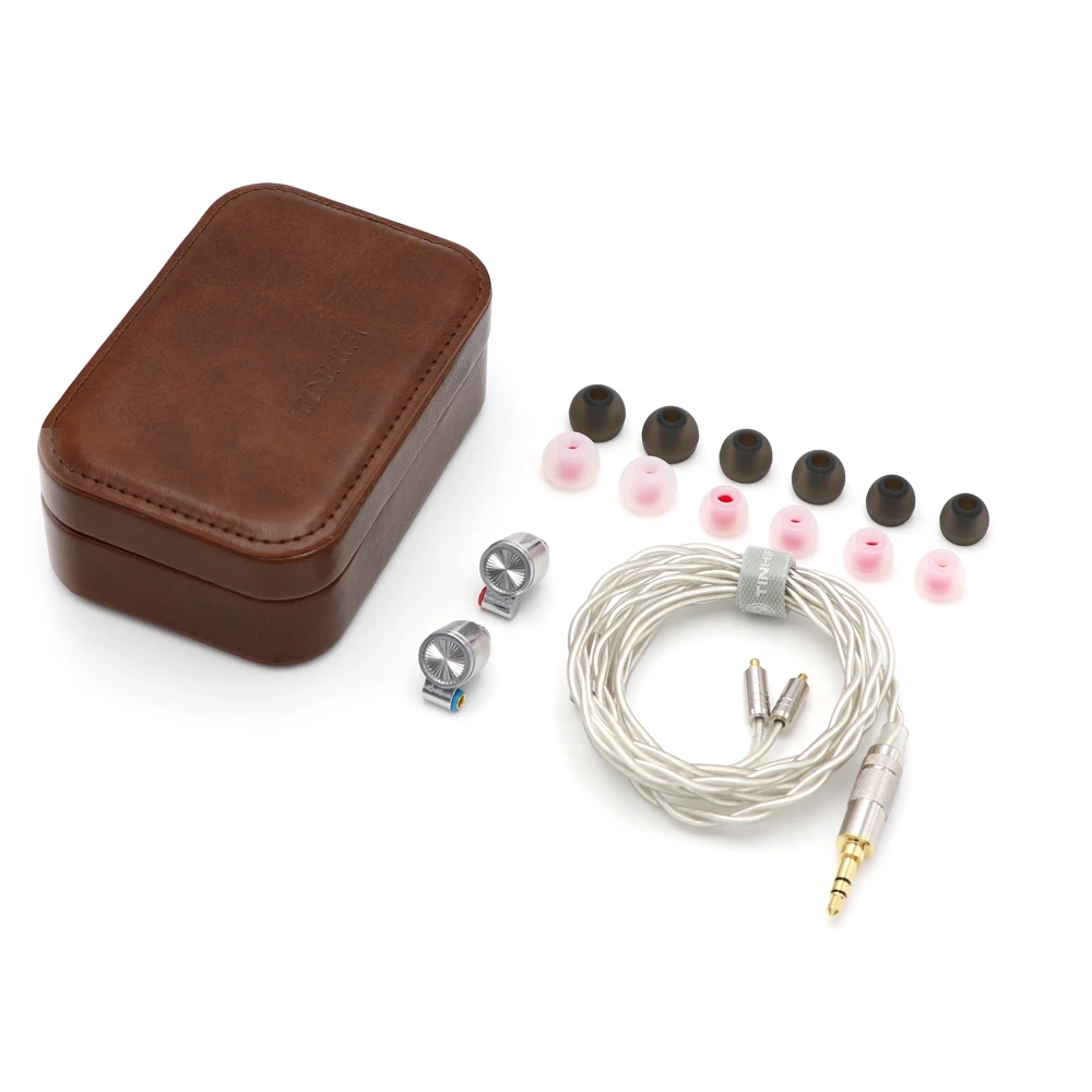 TIN HIFI T4 داخل الأذن رصد 10 مللي متر الكربون النانو أنبوب ديناميكي سائق سماعات فائقة أنيق المعادن الإسكان الفضة مطلي MMCX كابل