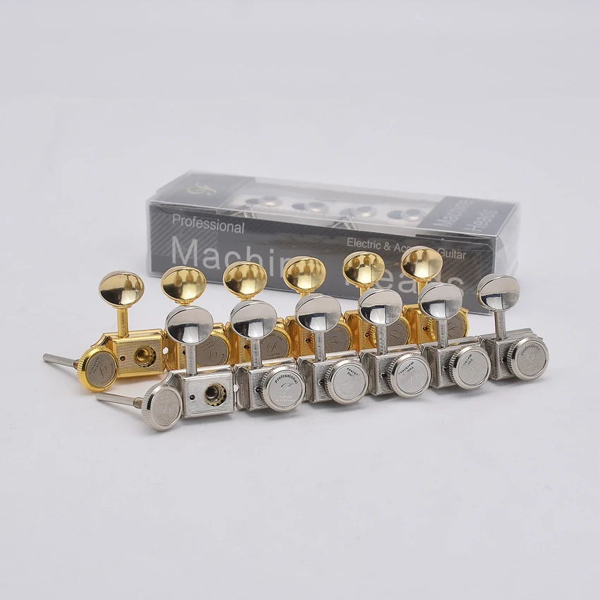 1 Set  GF Kluson Vintage Locking String Tuning Key Pegs  Guitar Machine Heads Tuners