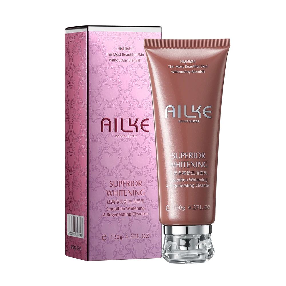 AILKE-limpiador Facial rosa para mujer, limpiador hidratante brillante, hidratante, Reduce las imperfecciones, para todo tipo de piel