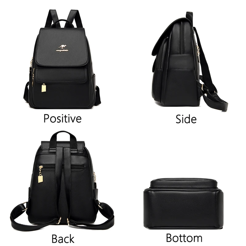 2022 New Designer Backpack Women High Quality Cow Leather Backpack Large Capacity School Bags for Girls Large Travel Backpack