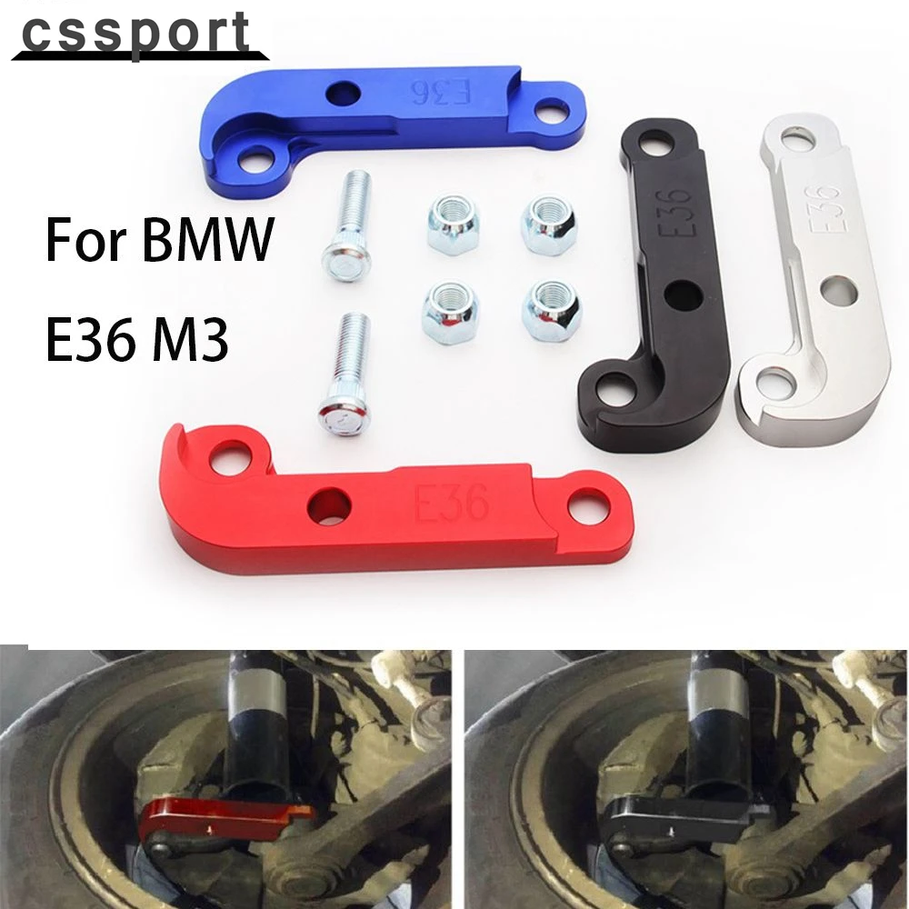 

2Pcs Aluminium Steering Lock Adapter Increasing Turn Angle about 25%-30% For BMW E36 M3 Tuning Drift Lock Kit