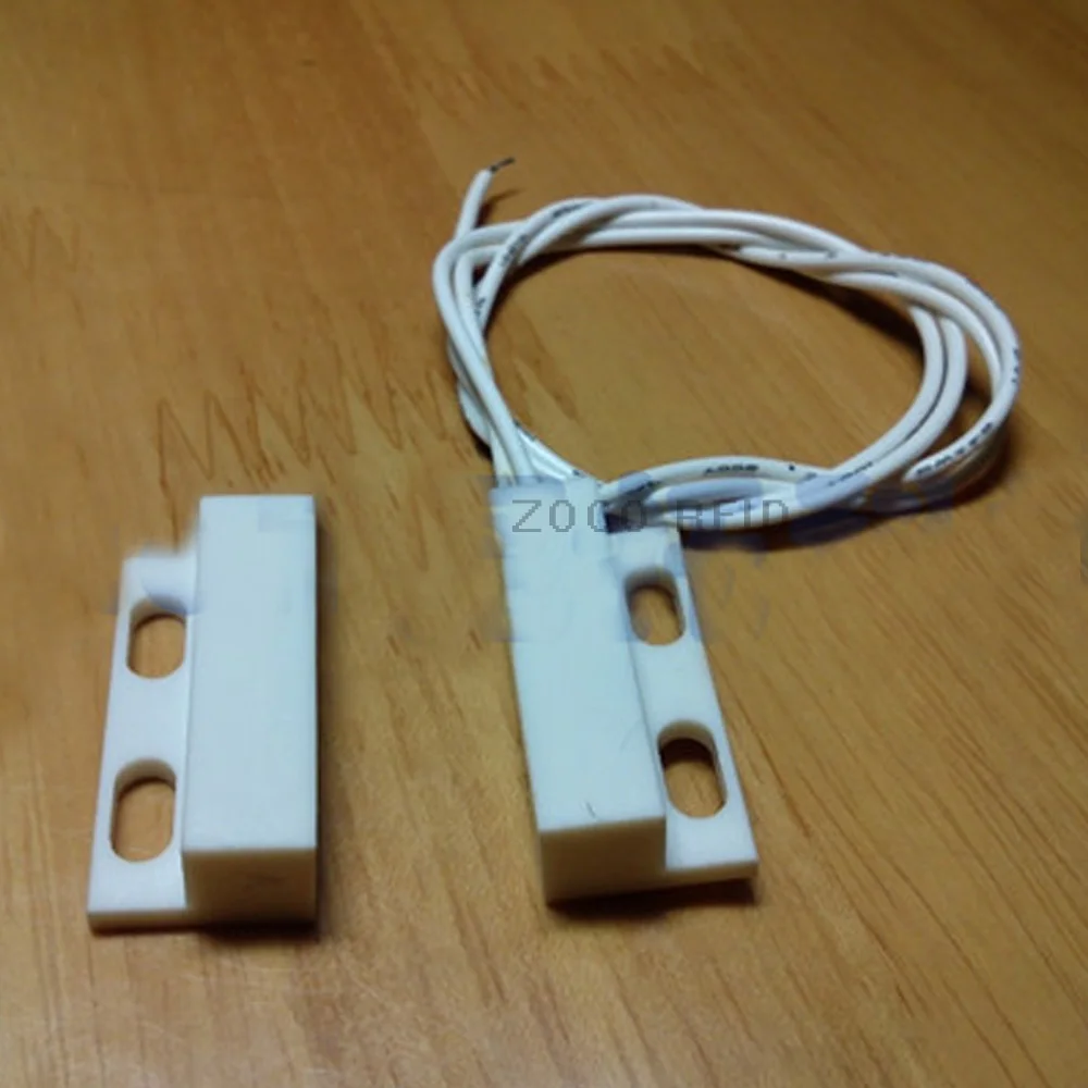 AC110-220V 2A NO ou NC tipo Reed Switch sensor Módulo Sensor Magnético Para Porta Janela Contatos alarme/luz