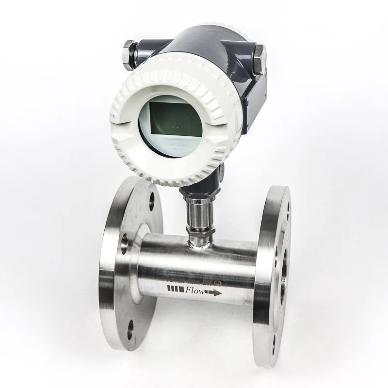 DN25-DN100 Stainless Steel Digital Turbine Steam Flow Meter 4-20mA Pulse Output Trade