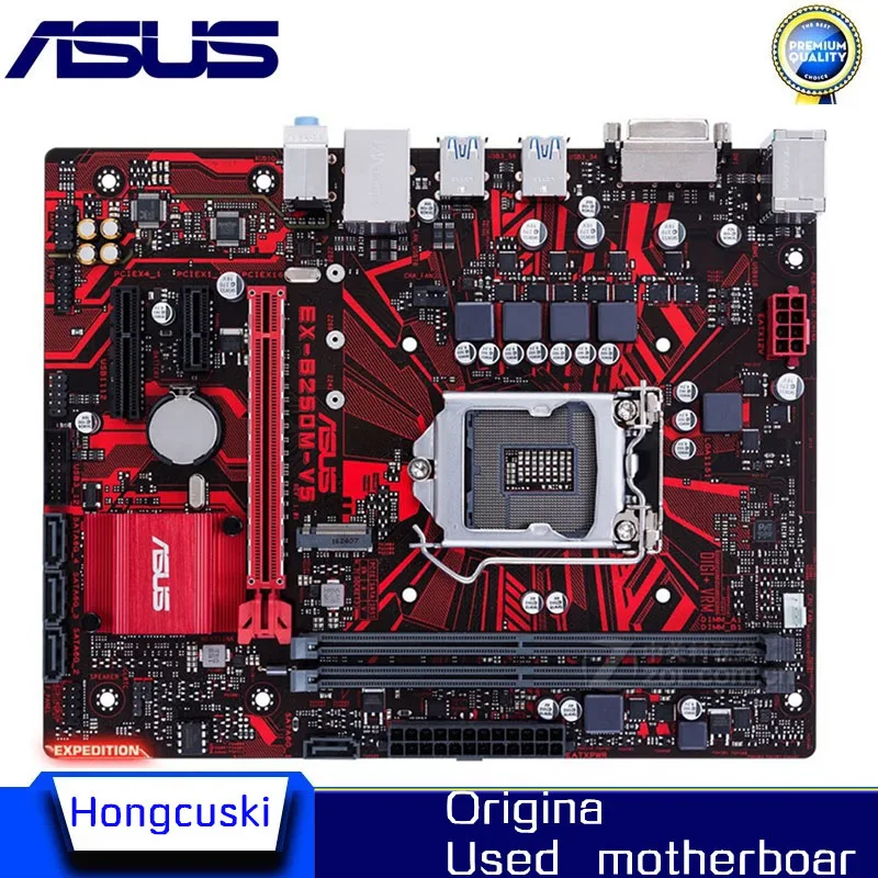 

B250M-V5 For Asus EX-B250M-V5 Desktop M.2 SATA3 SSD Motherboard Socket LGA 1151 DDR4 32G B250 SATA3 USB3.0 Motherboard