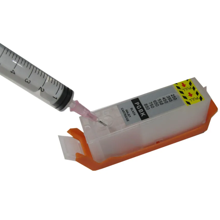 PGI 580 581 XXL refillable cartridge Permanent chip for Canon PIXMA TS8150 TS8151 TS8152 TS9150 TS9155 TS8250 TS8350 TS8251