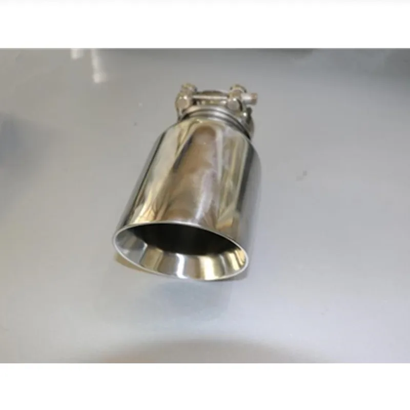 Newest Style   stainless steel universal exhaust system end pipe+car exhaust tip 1 piece