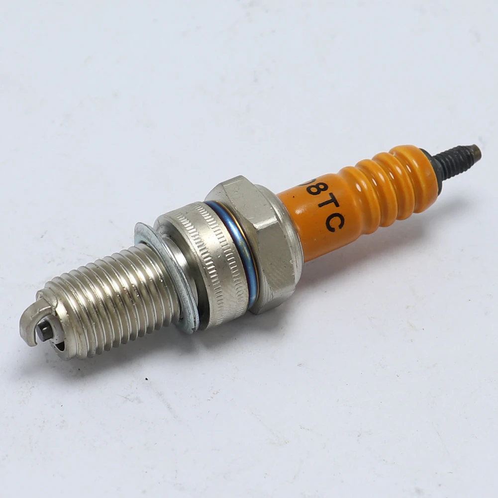 Vodool High Performance 3-Electrode Motorcycle Spark Plug for Honda Yamaha Yamaha D8EA D8RC DR8EA D7EA T2197 12mm Dia