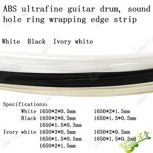 20 pieces guitar body Binding upper plate decorative line ABS of various colors 10 Main Sales Body Guitar - №2